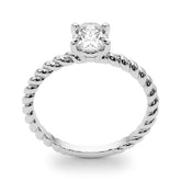 Twisted Shank Oval Center - TN51146-E